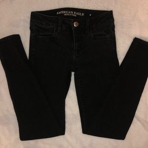 AEO Black Skinny Jeans